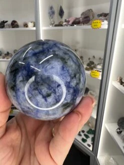 Dumortierite Sphere With Stand -Home Decor Store B8D40499 9672 4041 8112 40619A1B7D9E