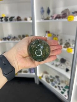 Moss Agate Sphere With Stand -Home Decor Store BD2E240B B238 4C6A B3F2 7B13459B3EB0