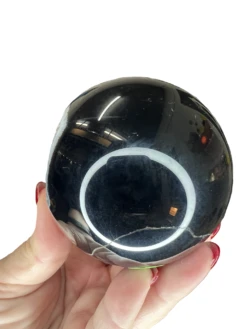 Geode Black Agate Sphere With Stand -Home Decor Store BF67A8F9 773A 40DD 9440 EDF7DBF7211B