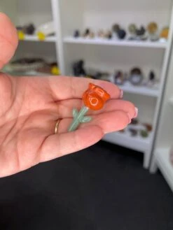 Red Jasper / Green Aventurine Rose -Home Decor Store C9327043 BFAD 4780 9030 000681430425