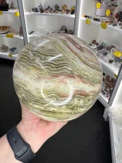 Green Onyx Sphere With Stand -Home Decor Store CB373553 9B8E 4D52 AE9A 73DD3EE8B396