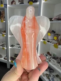 Orange Dyed Onyx Angel