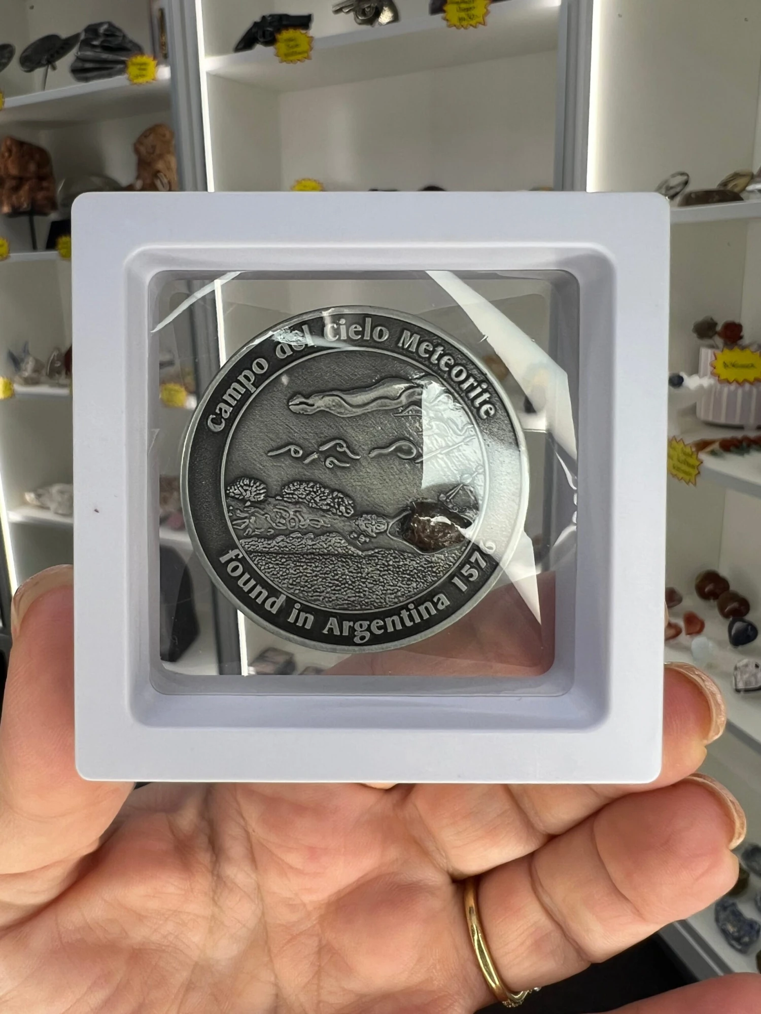 Campo Del Cielo Meteorite Coin 3 Campo Del Cielo Meteorite Coin