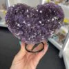 Amethyst Cluster Heart On Stand -Home Decor Store DD066B32 72BD 4021 BA00 AC55E4F3C5B0