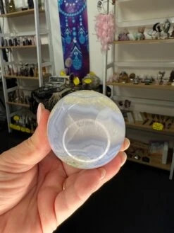 Druzy Blue Lace Agate Sphere With Stand -Home Decor Store DECB3D18 5885 4039 BC48 FBF5B2149A54