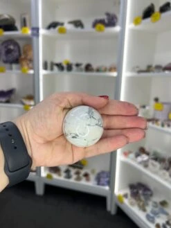 Howlite Sphere With Stand -Home Decor Store E2DDD683 4992 41DE B915 80DCE758A3A6