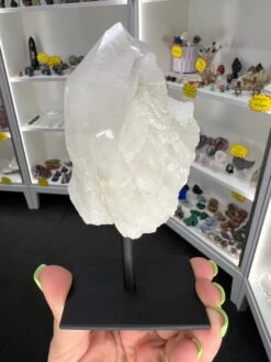 Clear Quartz On Stand