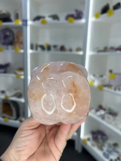 Rose Quartz Alien Head With Labradorite Eyes 10 Rose Quartz Alien Head With Labradorite Eyes -Home Decor Store E78FF47F 981A 4383 9C07 43E5A64CA512