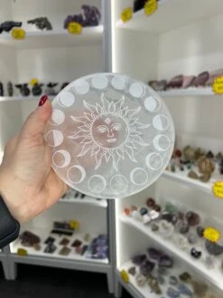 Selenite Sun & Moon Charging Plate -Home Decor Store EBC38156 CA8F 40BF 86D3 14702A1A521C