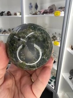 Moss Agate Sphere With Stand -Home Decor Store FDDCBACF FBF7 47B9 83F7 73282358D2D8