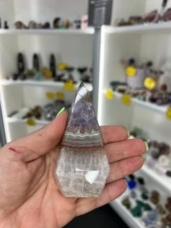 Amethyst X Banded Agate Faceted Freeform -Home Decor Store FEFFD84F F9A8 48AB 9716 48CD38E578A0